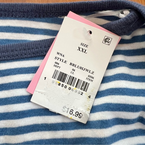Bluey Striped Long Sleeve Tee, XXL - Picture 6 of 6